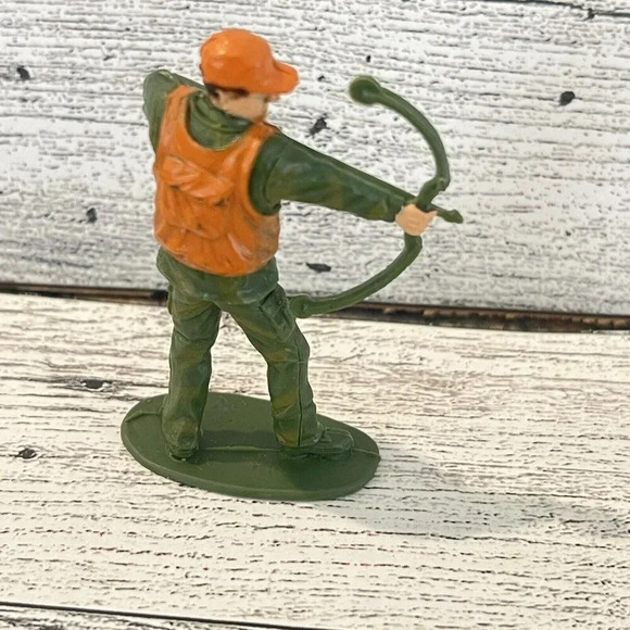 Vintage POPAK NEW-RAY Hunter Figure bow and arrow archery - Picture 2 of 5